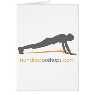 100 Push-Ups Hälsningskort