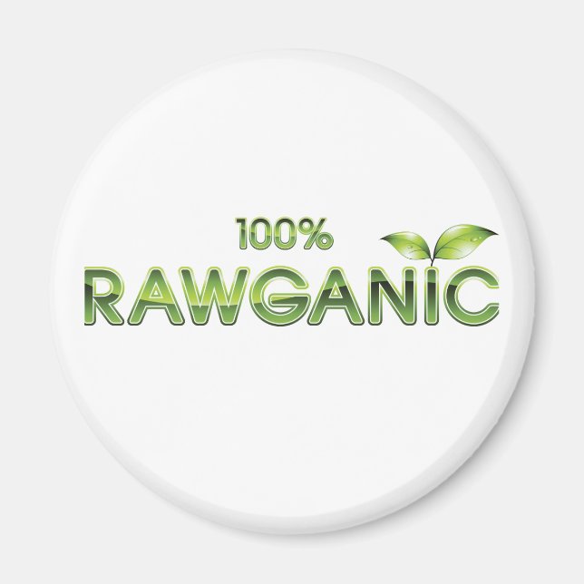 100 % rawganiskt råmat magnet (Framsidan)
