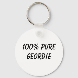 100 % ren Geordie Nyckelring