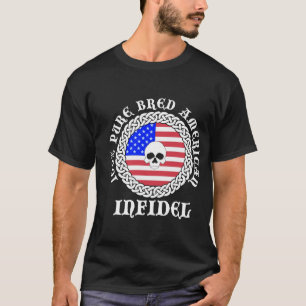 100% rena födde upp amerikanicke-troende tröja