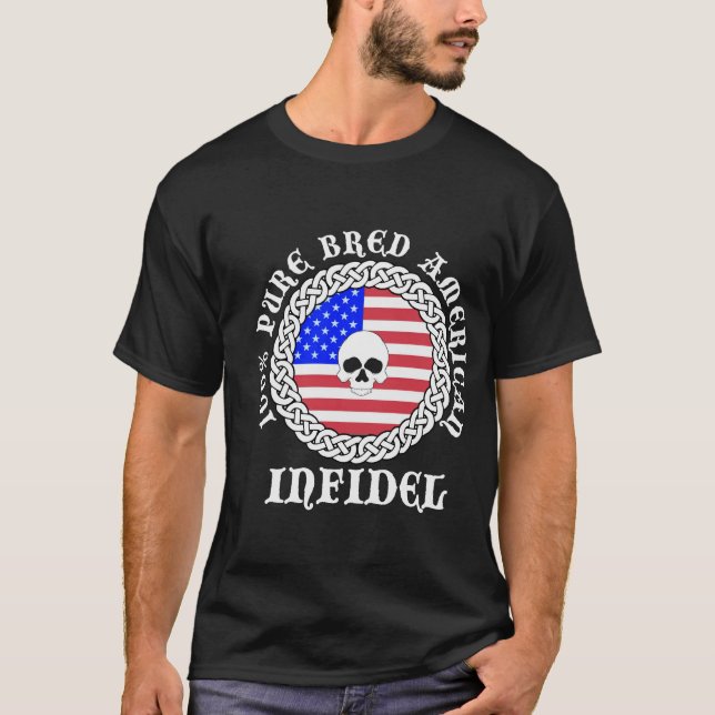 100% rena födde upp amerikanicke-troende tröja (Framsida)