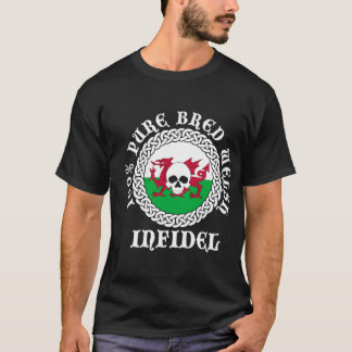 100% rena födde upp walesiska icke-troende tee shirt
