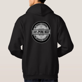 100% rena nötkött hoodie