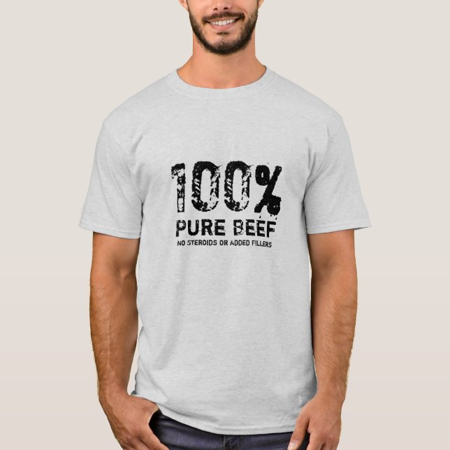 100% rena nötkött t shirt (Framsida)