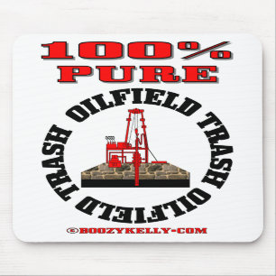 100% rena Oilfieldsopor, oljeplattform Mousepad, Musmatta