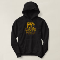 100 % rent brunt socker Melanin Unisex