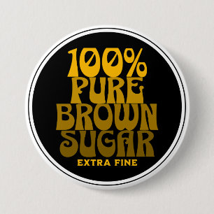 100 % rent brunt socker Melanin Unisex Knapp