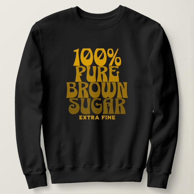 100 % rent brunt socker Melanin Unisex T Shirt (Design framsida)