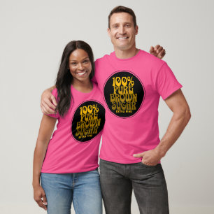 100 % rent brunt socker Melanin Unisex T Shirt