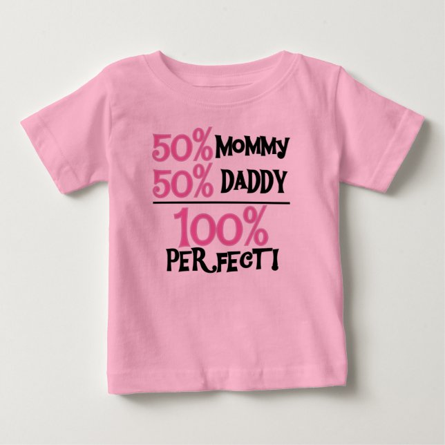 100 % Rosa av Perfekt T Shirt (Framsida)
