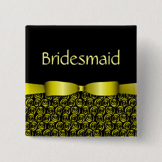 100 Rosettes som gifta sig brudtärnan, knäppas - Knapp