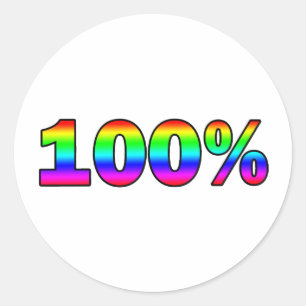 100% RUNT KLISTERMÄRKE