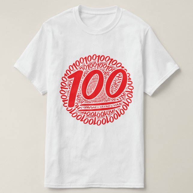100 runt om  t shirt (Design framsida)