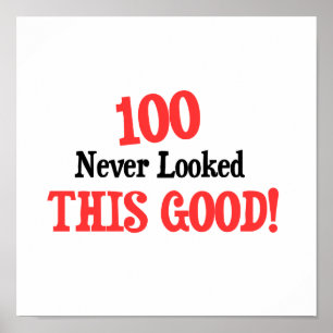 100 såg aldrig denna bra! poster
