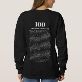 100 saker att vara tacksam för Anpassningsbar pres T Shirt