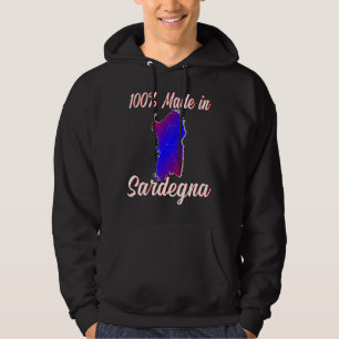 100 % sar på Sardinien Italien Hoodie