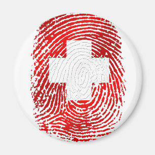 100% schweizareDNA identifierar med fingeravtryck Magnet