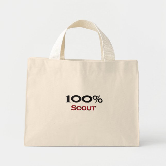 100 % scout mini tygkasse (Framsidan)
