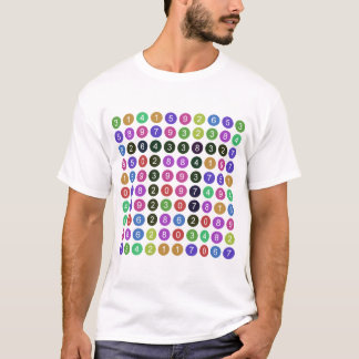 100 siffror av Pi T-shirt