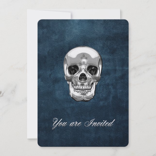 [100] Silver Human Skull (Framsida)