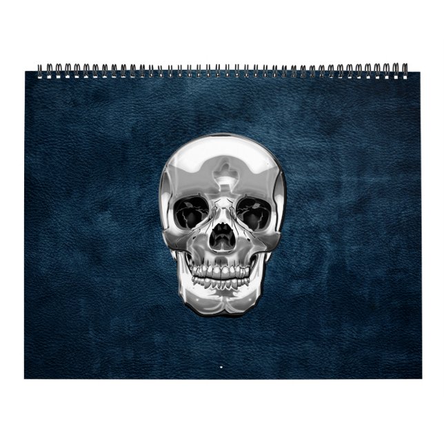 [100] Silver Human Skull Kalender (Omslag)