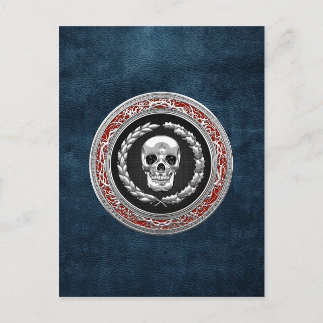 [100] Silver Skull Vykort (Framsida)