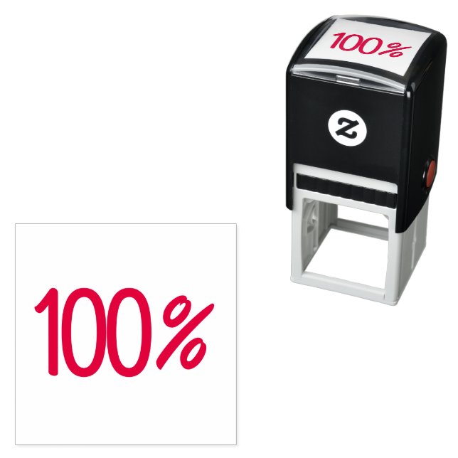 "100 %" självbränande Frimärke Självfärgande Stämpel (In Situ)