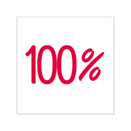 "100 %" självbränande Frimärke Självfärgande Stämpel