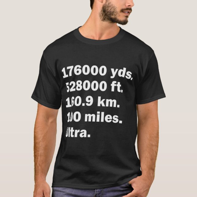 100 sjömil tävling Ultra marathon-slutbehandlare T Shirt (Framsida)