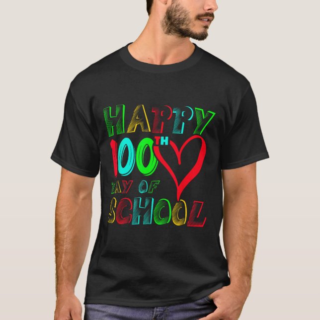 100 skoldag 100 dagar Cute Studenter Boys Gi T Shirt (Framsida)
