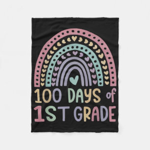 100 skoldag 1:a Klass, 100 dagar, smartare eldstäd Fleecefilt