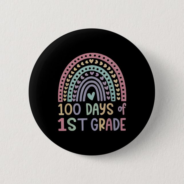 100 skoldag 1:a Klass, 100 dagar, smartare eldstäd Knapp (Framsida)