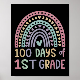 100 skoldag 1:a Klass, 100 dagar, smartare eldstäd Poster