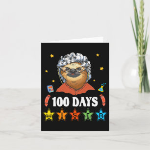 100 skoldagar 100 år gammal Dam-kostym för W Kort