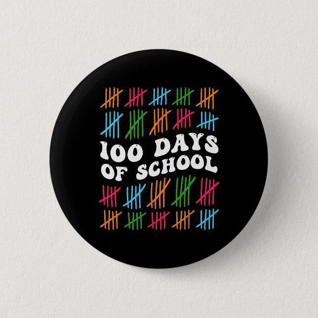 100 skoldagar 100-årsdagen för Student-tea Knapp (Framsida)