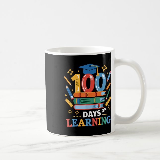 100 skoldagar 100 dagar lärarutbildning kaffemugg (Höger)