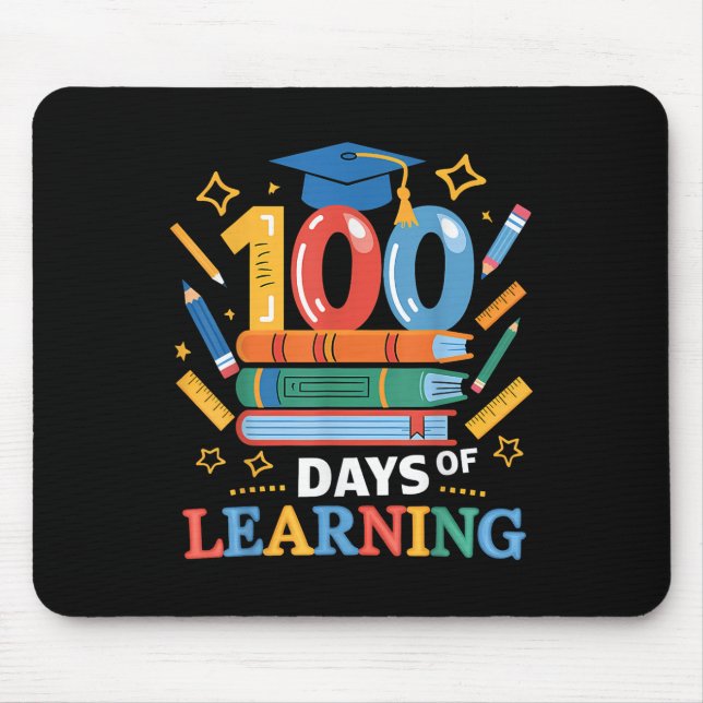 100 skoldagar 100 dagar lärarutbildning musmatta (Framsidan)