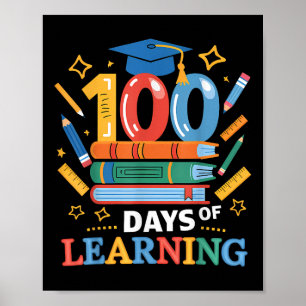 100 skoldagar 100 dagar lärarutbildning poster