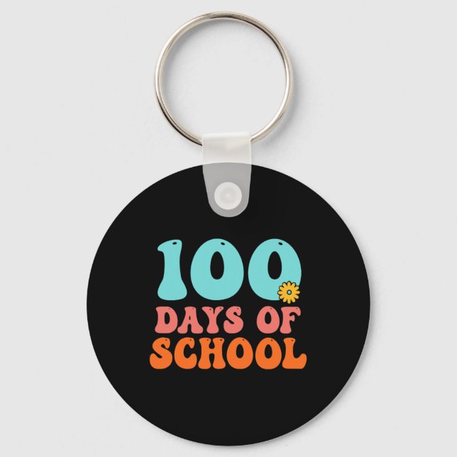 100 skoldagar 100 dagar med skollärare Stu Nyckelring (Framsida)