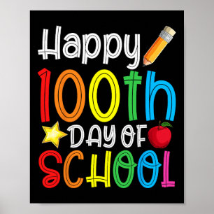 100 skoldagar 100 dagar med skollärare Stu Poster