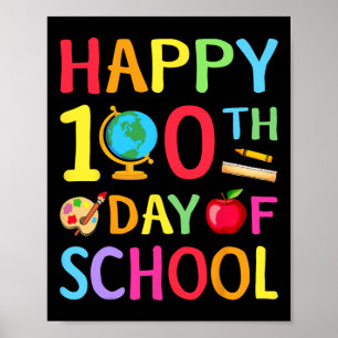 100 skoldagar 100 dagar med skollärare Stu Poster