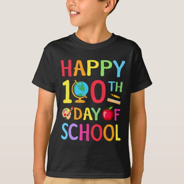 100 skoldagar 100 dagar med skollärare Stu T Shirt (Framsida)