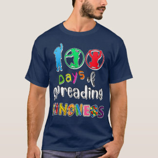 100 skoldagar, 100 dagar med utbredd känsel t shirt