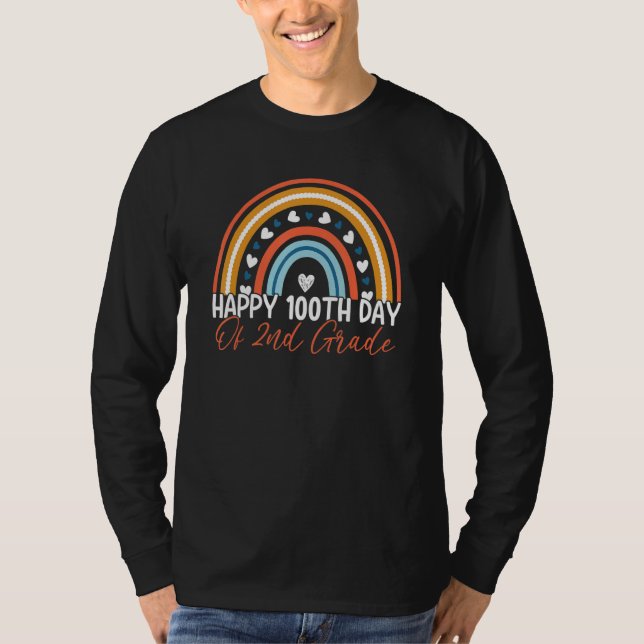 100 skoldagar 100-dagarsdag för lärare i andra Kla T Shirt (Framsida)