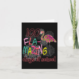 100 skoldagar, 100:e dagen Flamingo G Kort