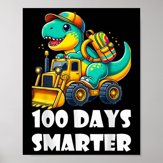 100 skoldagar 100 Kindergarten-dagen Poster (Framsidan)
