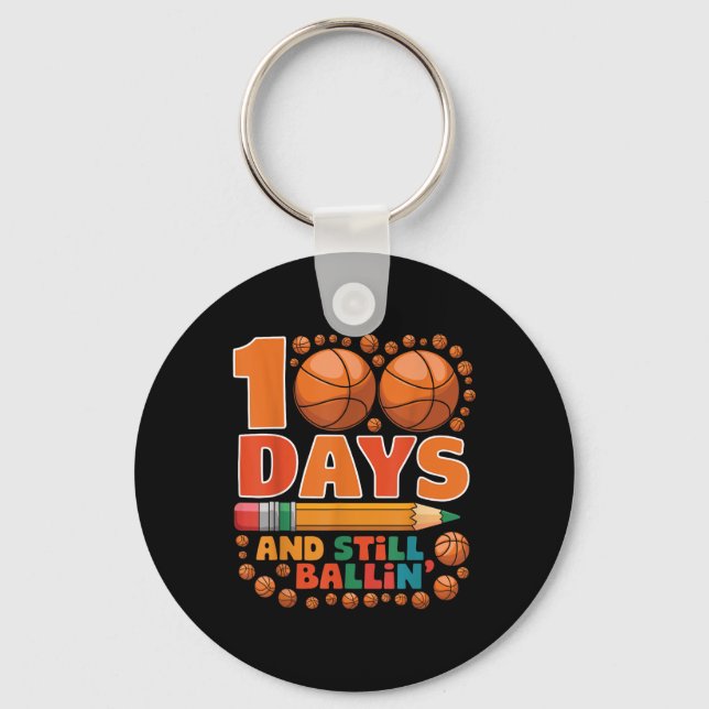 100 skoldagar 100 skoldag basket nyckelring (Framsida)