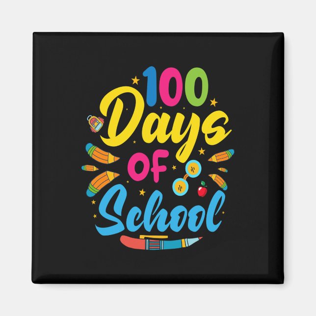 100 skoldagar 100 skoldagar magnet (Framsidan)