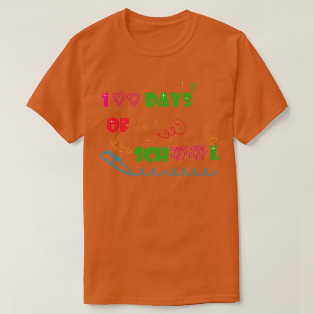 100 skoldagar 95 t shirt (Design framsida)
