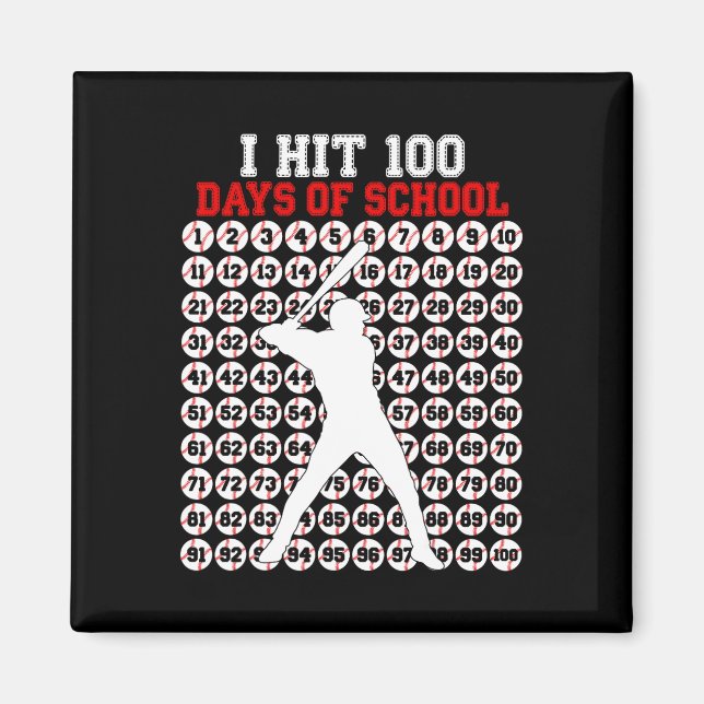 100 skoldagar av Bysebyll 100:e skoldagen Bo Magnet (Framsidan)